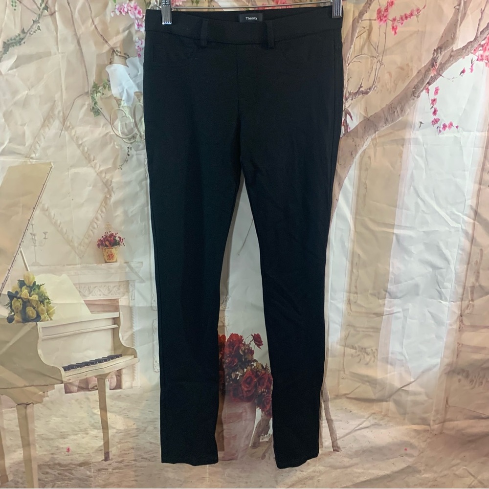 Theory Billy AW 2 Black Stretch Pant